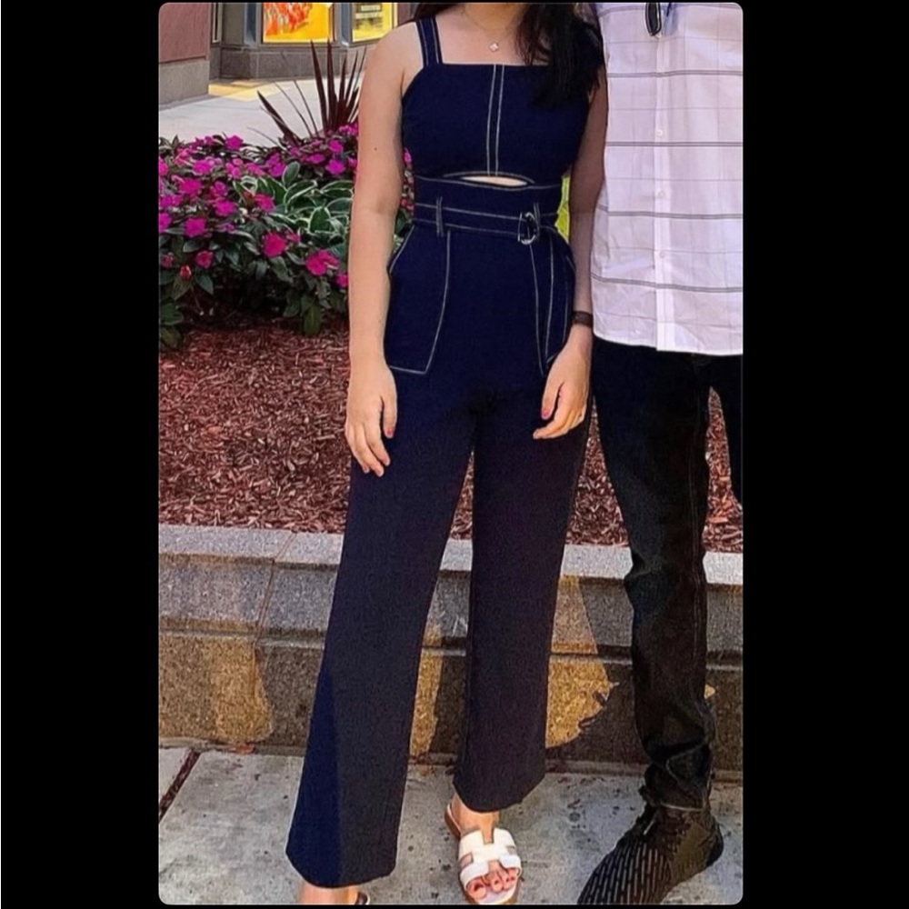 Navy Blue Jumpsuit